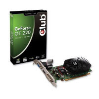 CLUB3D GF GT 220 1GB DDR2             CTLR PCI-E VGA DVI HDMI LP (CGNX-G2224LCI)